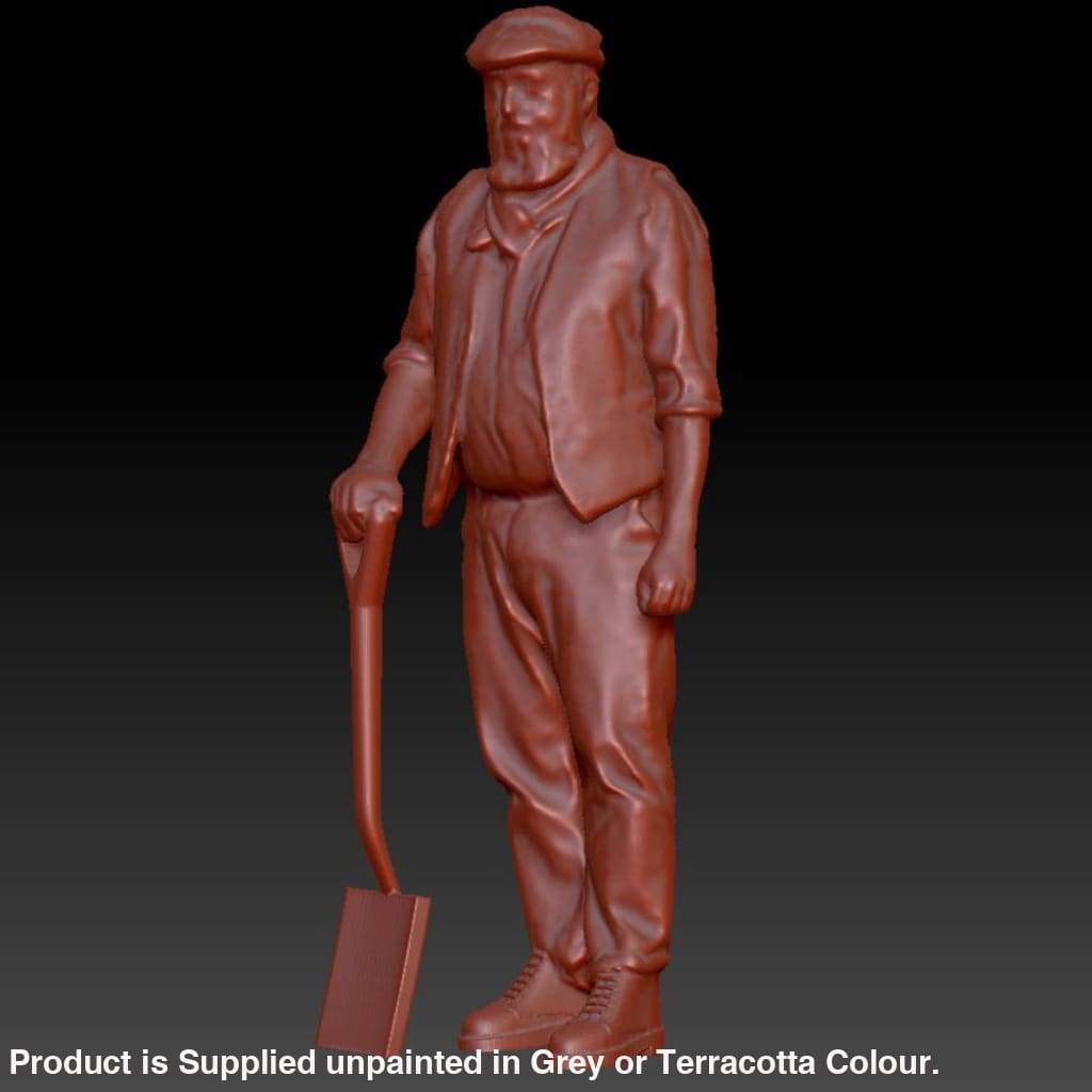 Dsp163 Male With Spade Figure