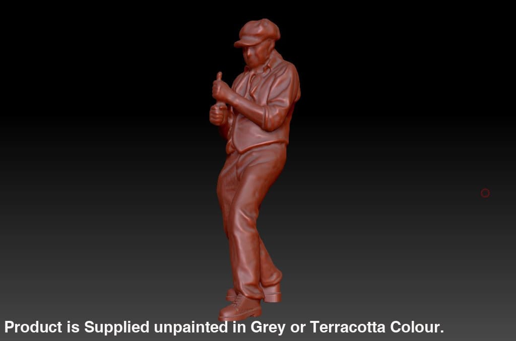 Dsp165 Male Hat And Neck Tie Figure