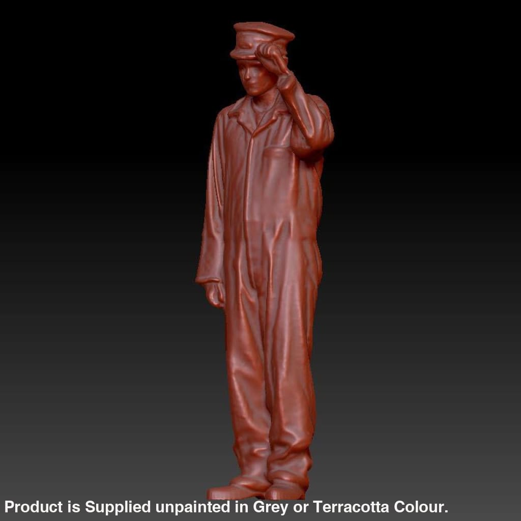 Dsp172 Young Male Train Driver Figure