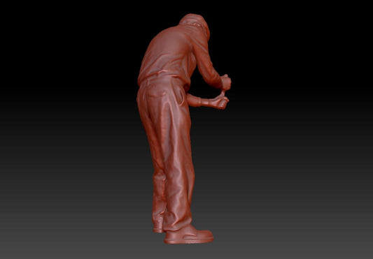 Dsp176 Old Male Working Figure