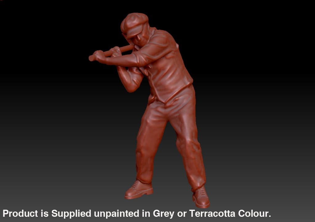 Dsp193 Older Male With Axe Figure