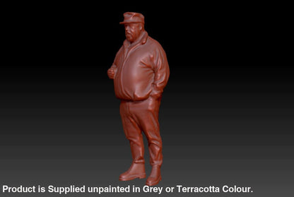 Dsp195 Older Male Train Driver Figure