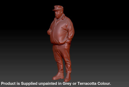 Dsp195 Older Male Train Driver Figure