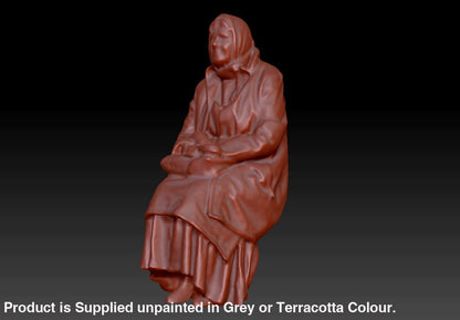 Dsp196 Older Female Sitting Figure