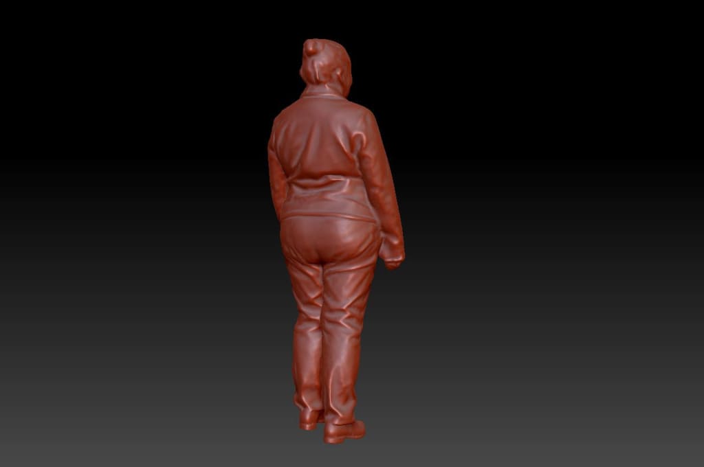 Dsp197 Female Standing Figure