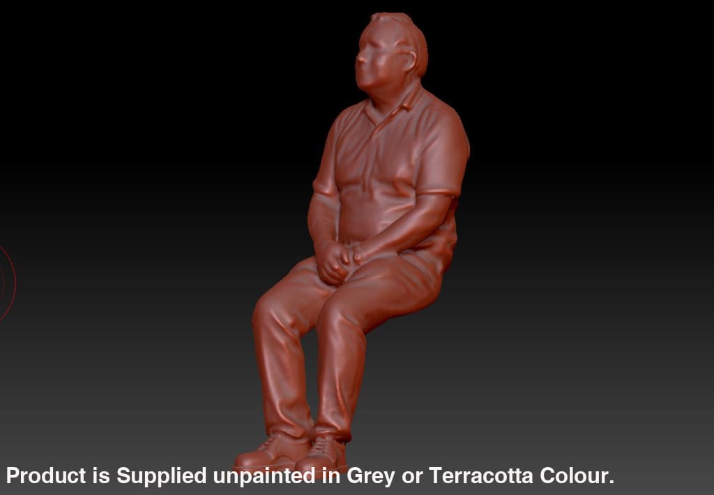 Dsp200 Male Sitting Figure