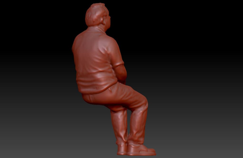 Dsp200 Male Sitting Figure