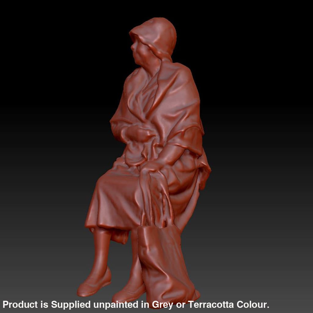 Dsp202 Older Female Sitting Figure