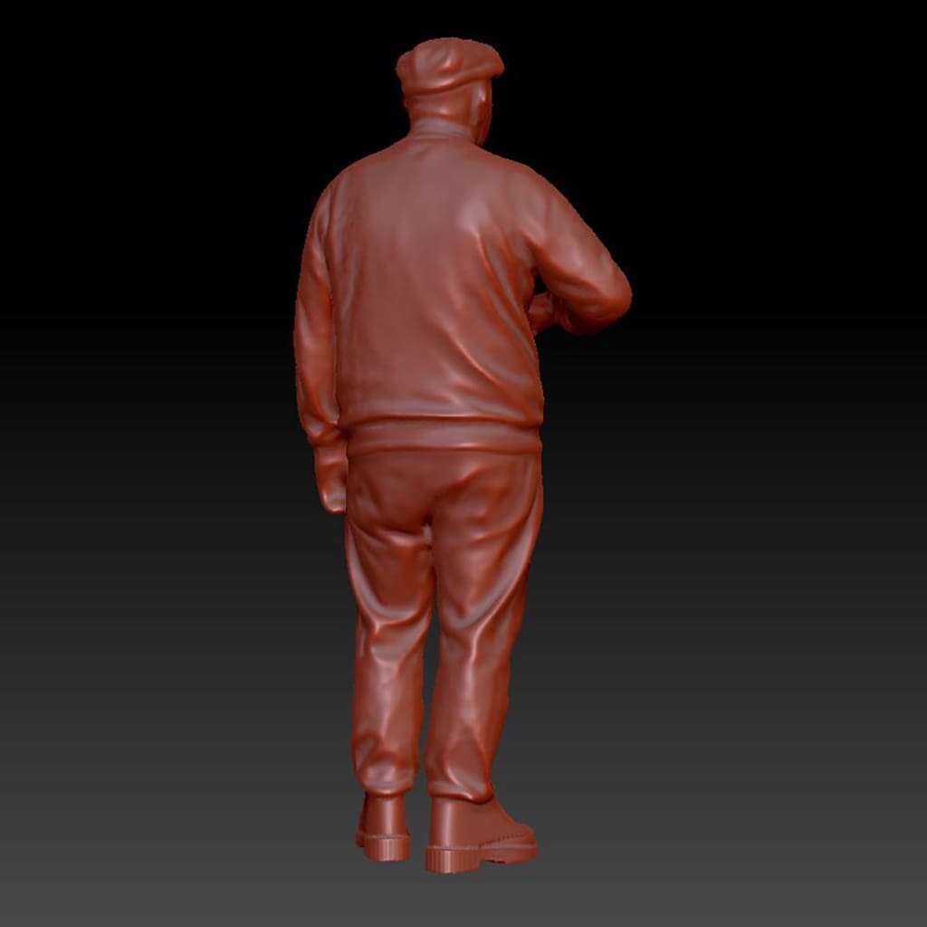 Dsp205 Older Male Farmer Figure