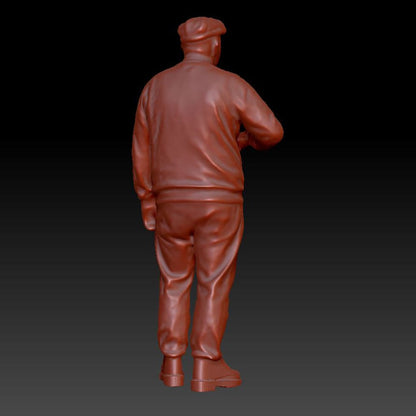 Dsp205 Older Male Farmer Figure