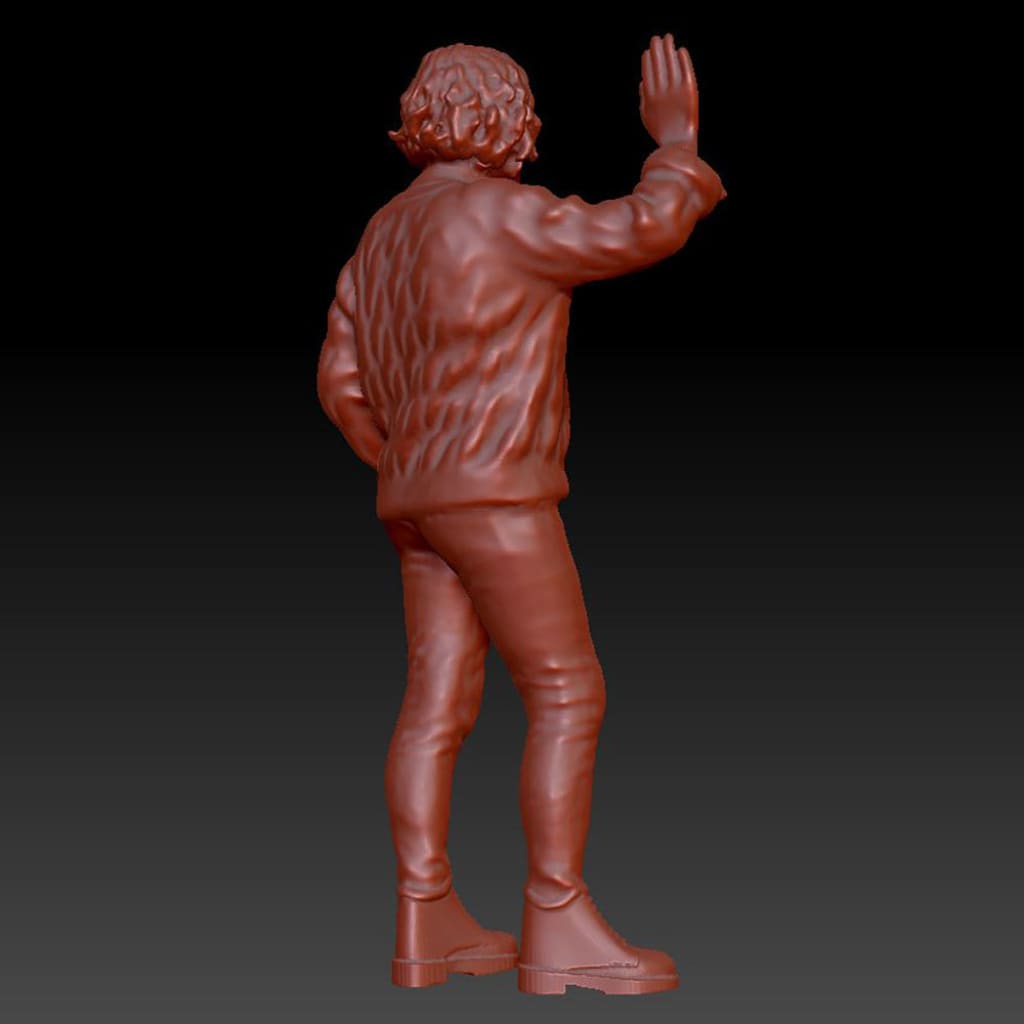 Dsp214 Female Hand Up Figure