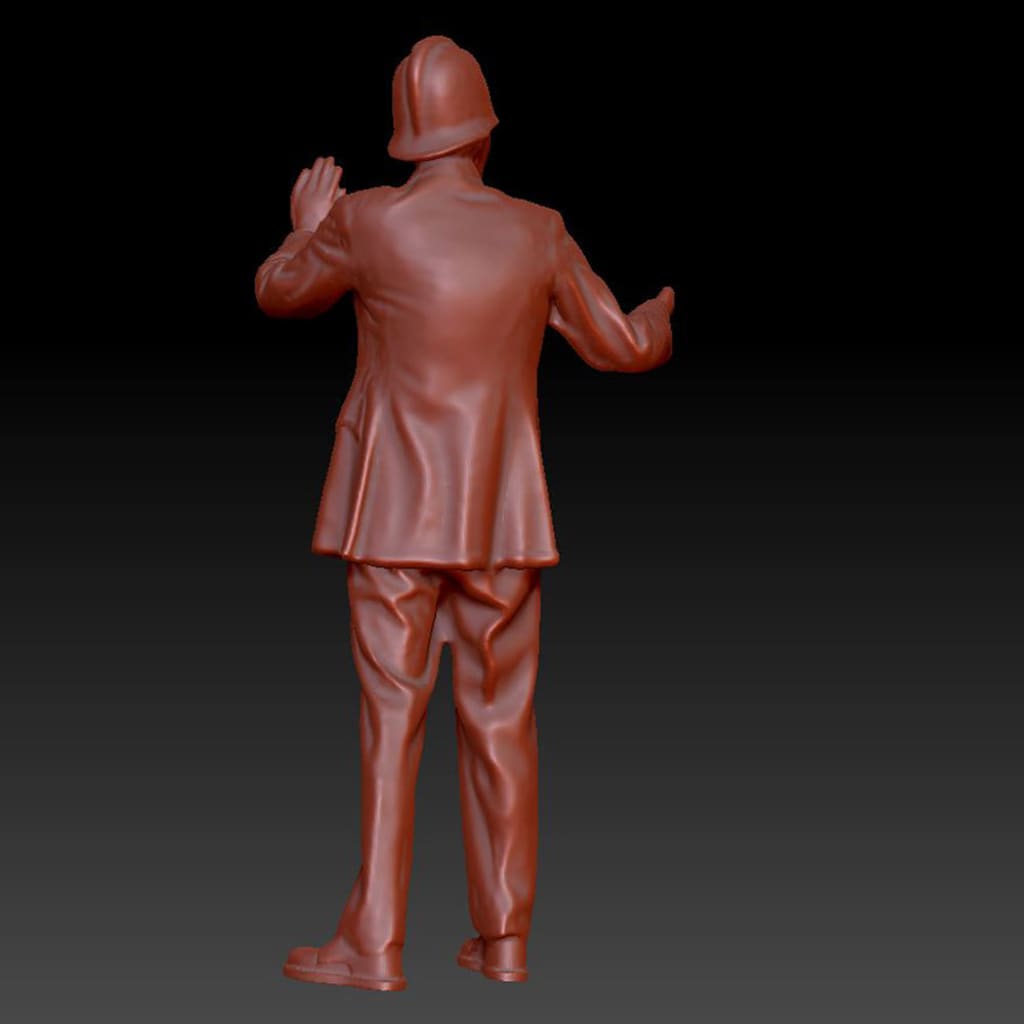 Dsp215 Policeman Hand Up Figure