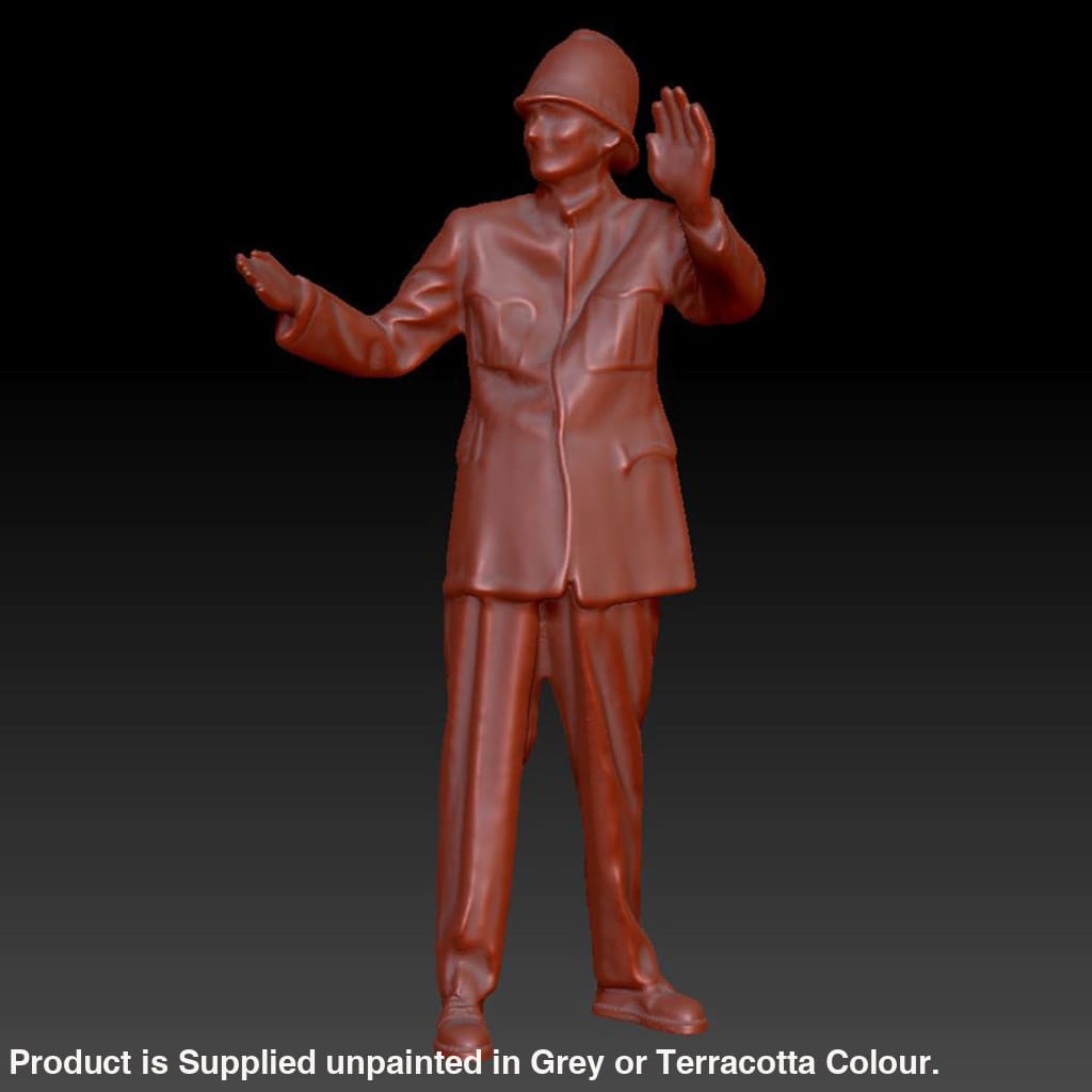 Dsp215 Policeman Hand Up Figure