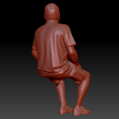 Dsp217 Male Sitting Figure
