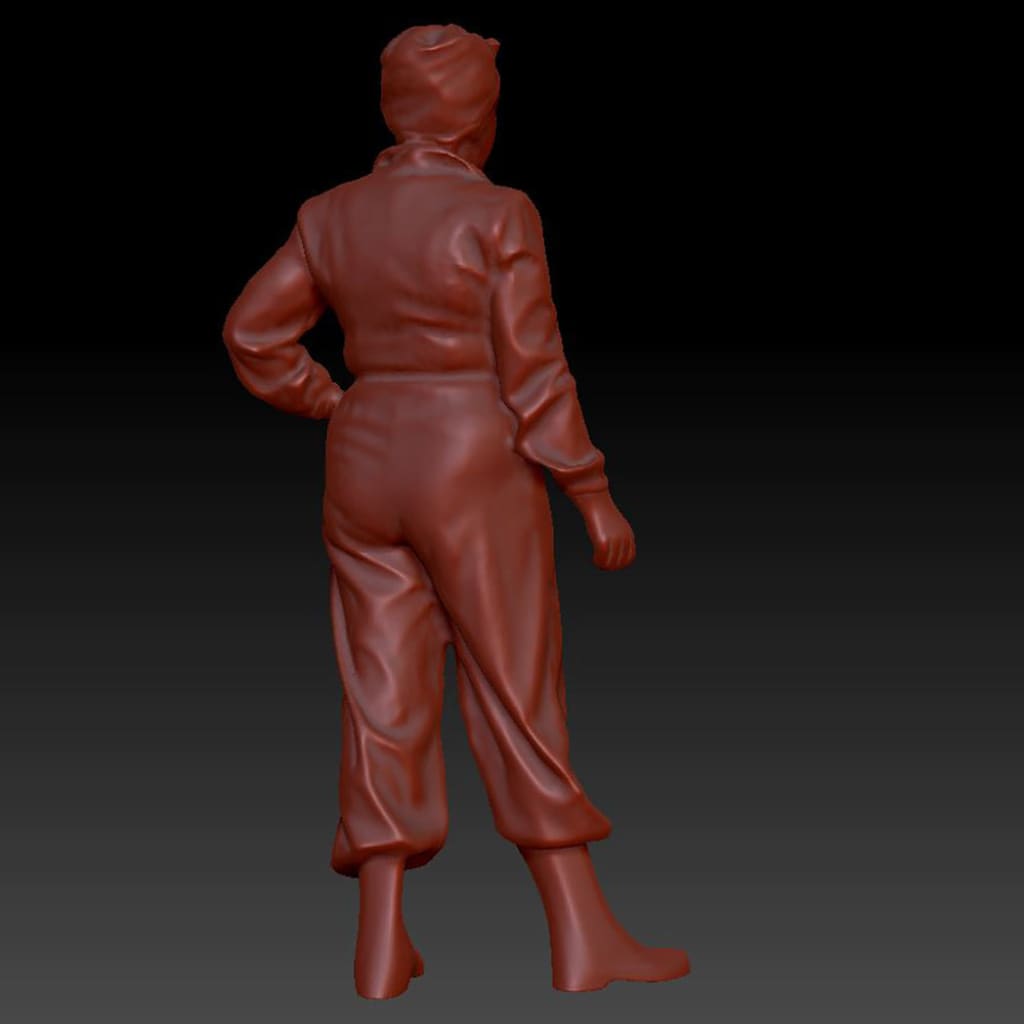 Dsp220 Ww2 Land Girl Figure