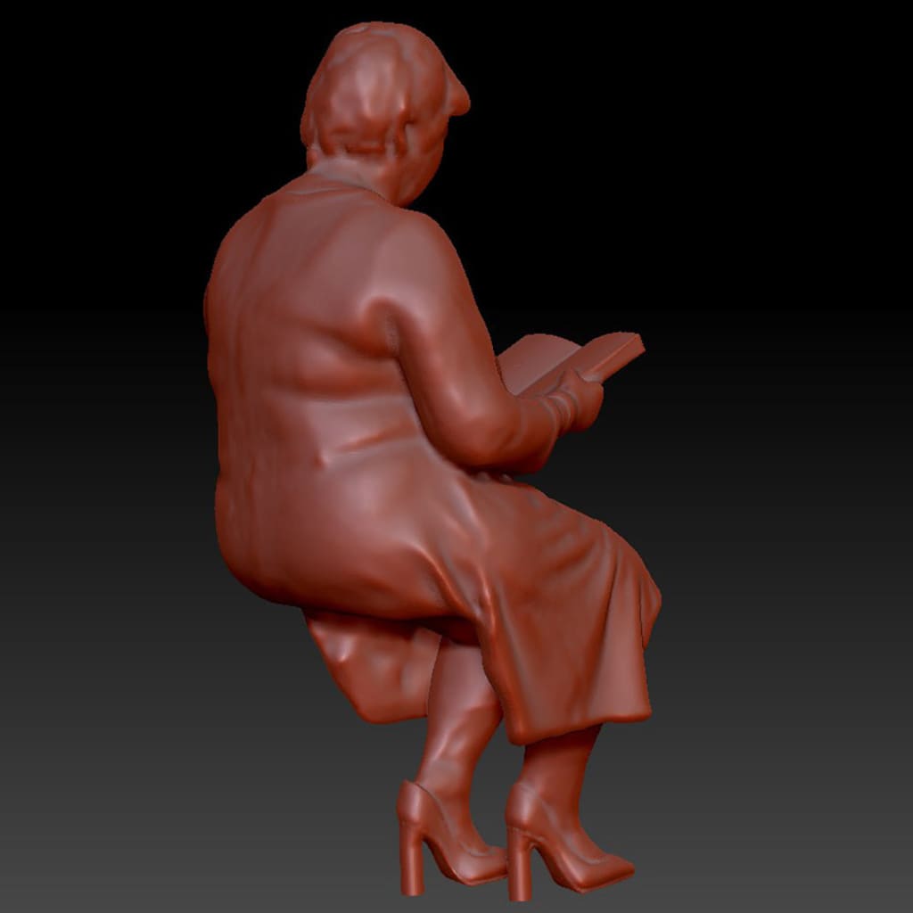 Dsp221 Female Sitting Figure