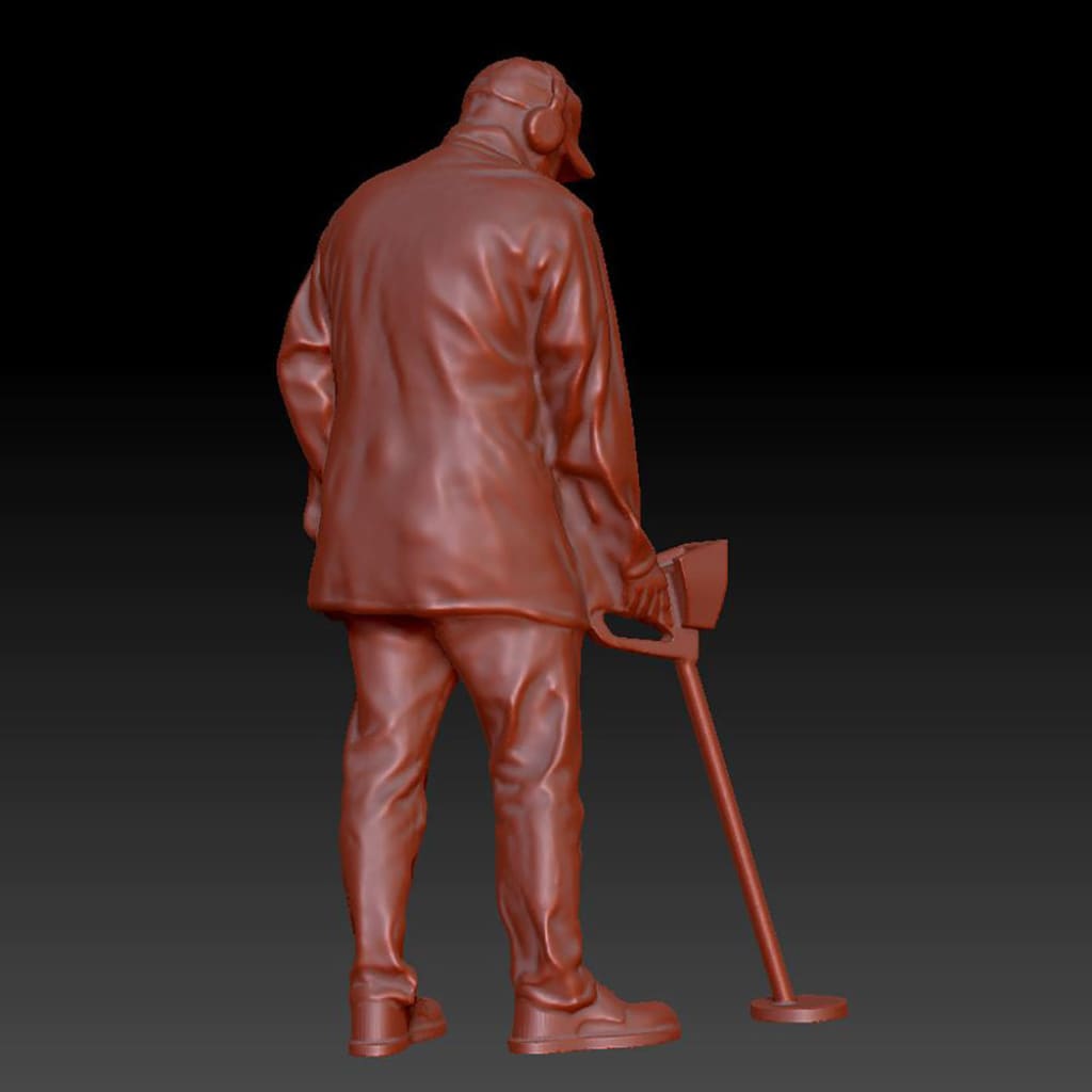 Dsp230 Metal Detectorist Figure