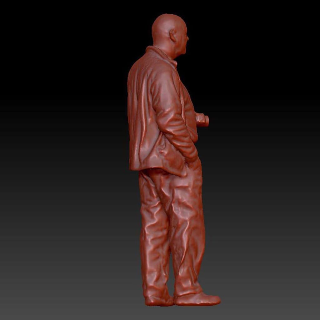 Dsp232 Male Train Spotter Figure