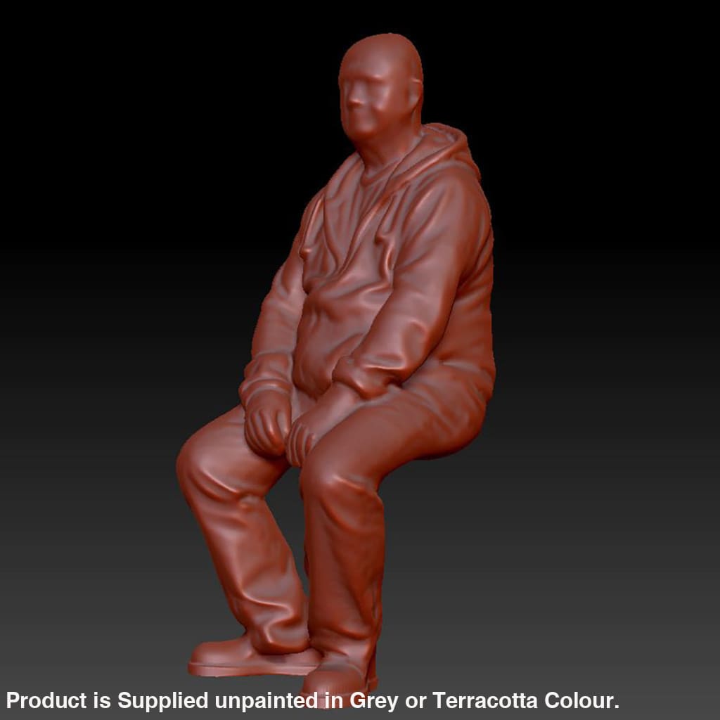 DSP237 Older Male sitting Figure