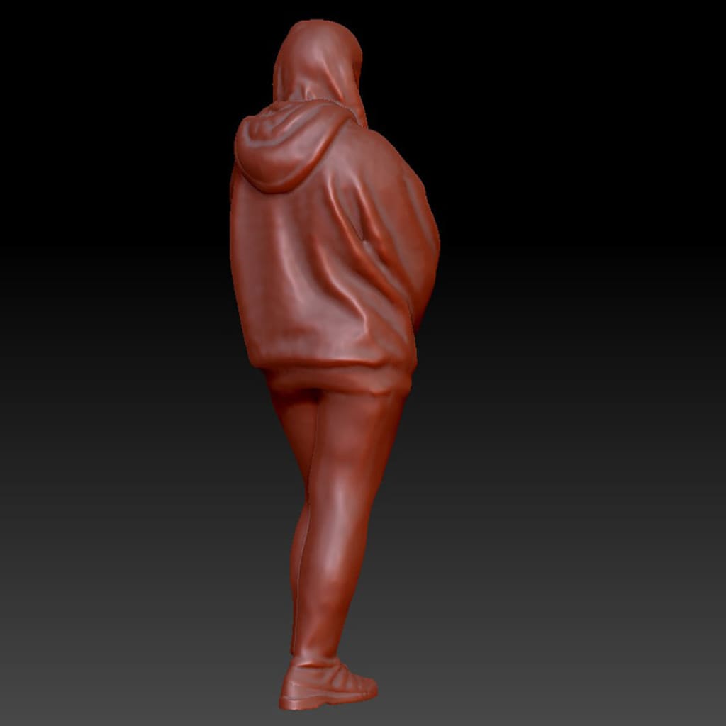 DSP238 Young Female Standing Figure