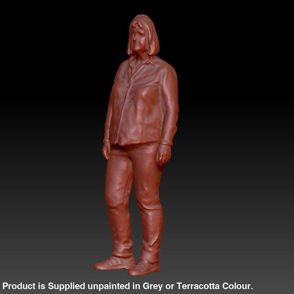 DSP242 Young Girl Waiting Figure