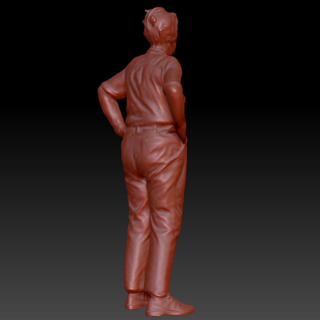 DSP244 Older Female Hands on Hips Figure