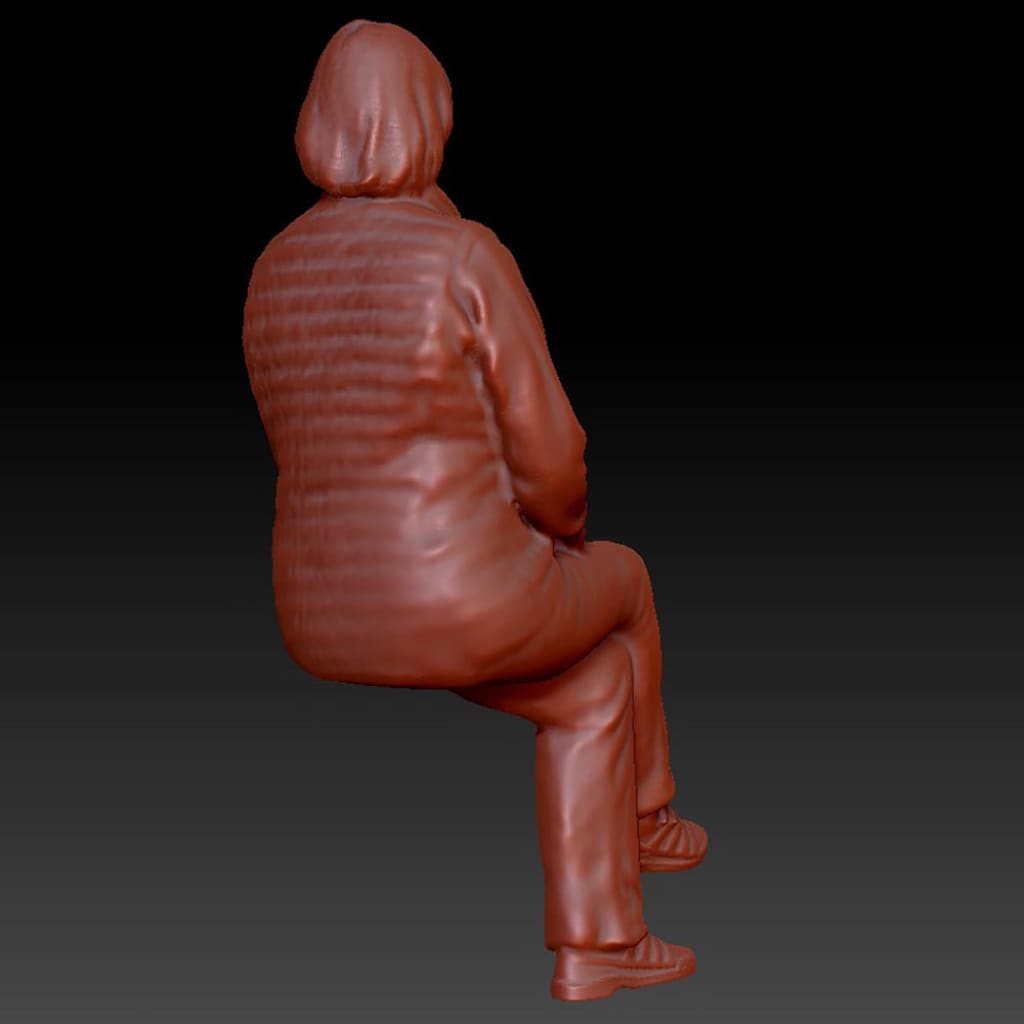 DSP245 Older Female sitting Figure