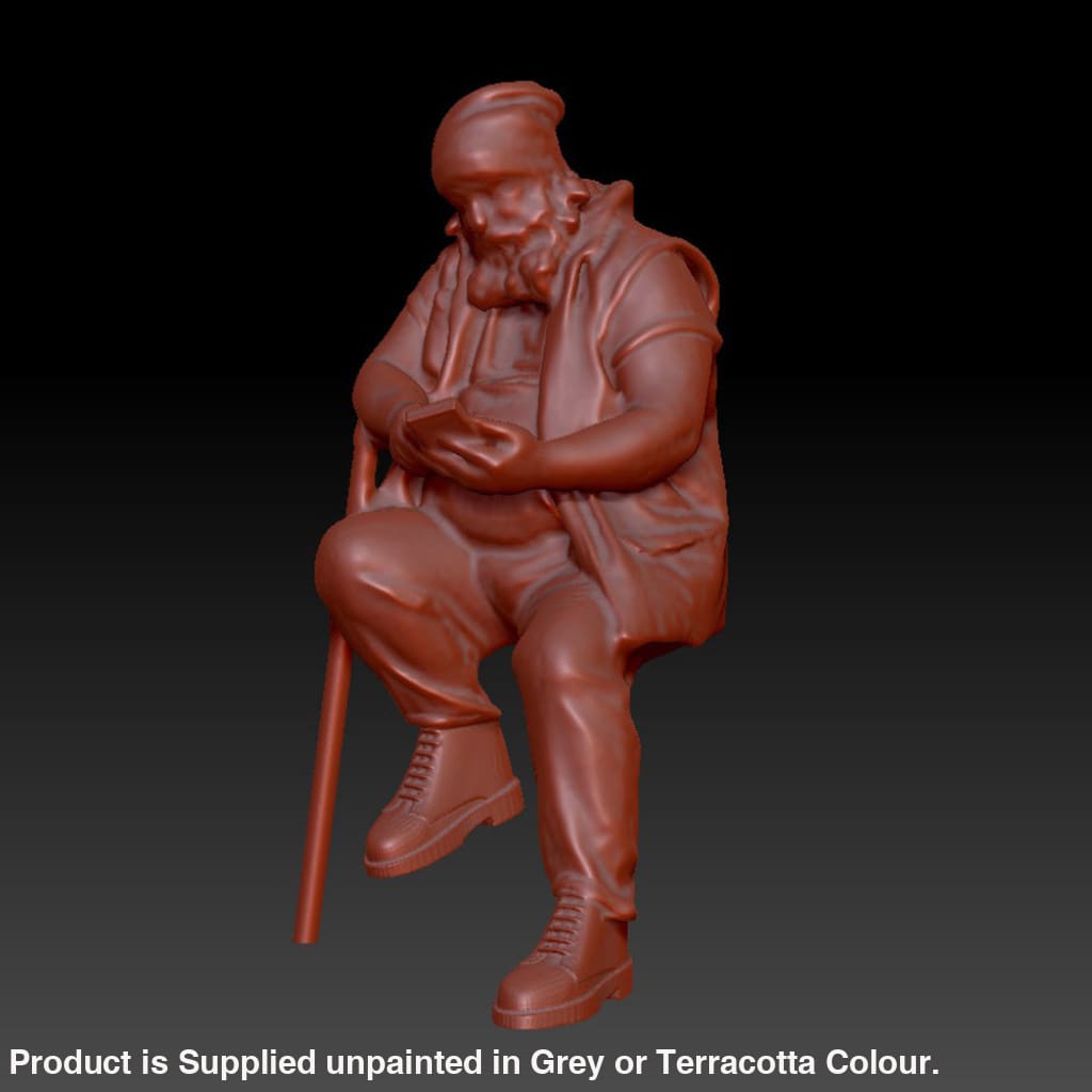 DSP247 Older Male Sitting Figure