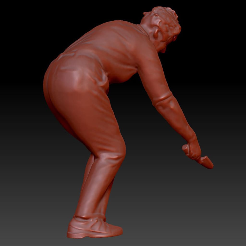 DSP250 Older Female Gardening Figure