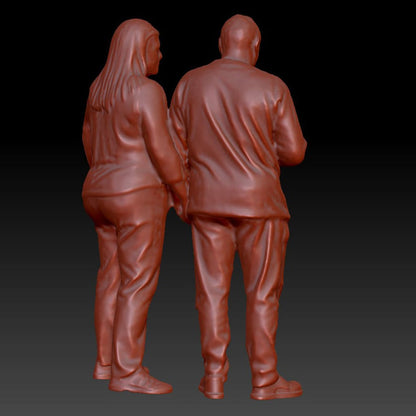 DSP254 Older Male and female couple Figure