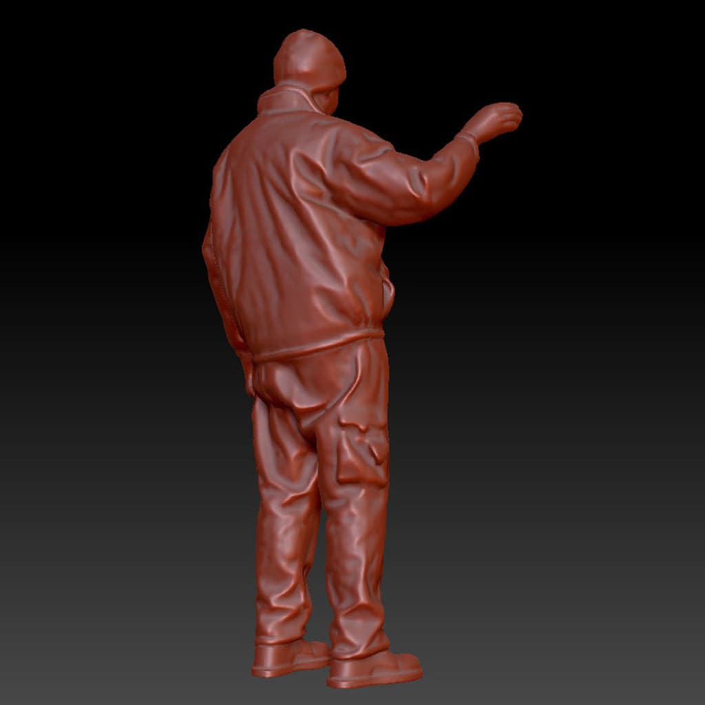 DSP255 Train Driver Arm Up Figure