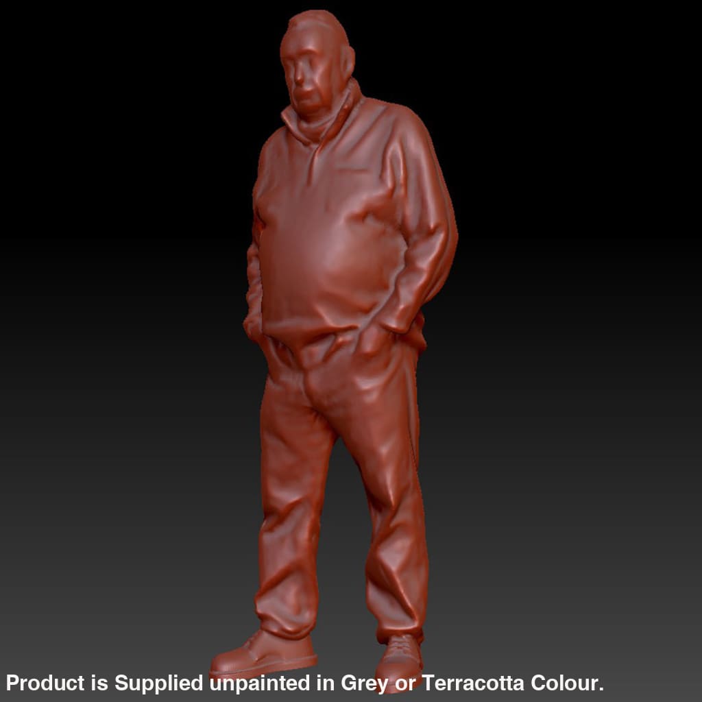 DSP272 Grandad in Thick Woolen Jumper Figure