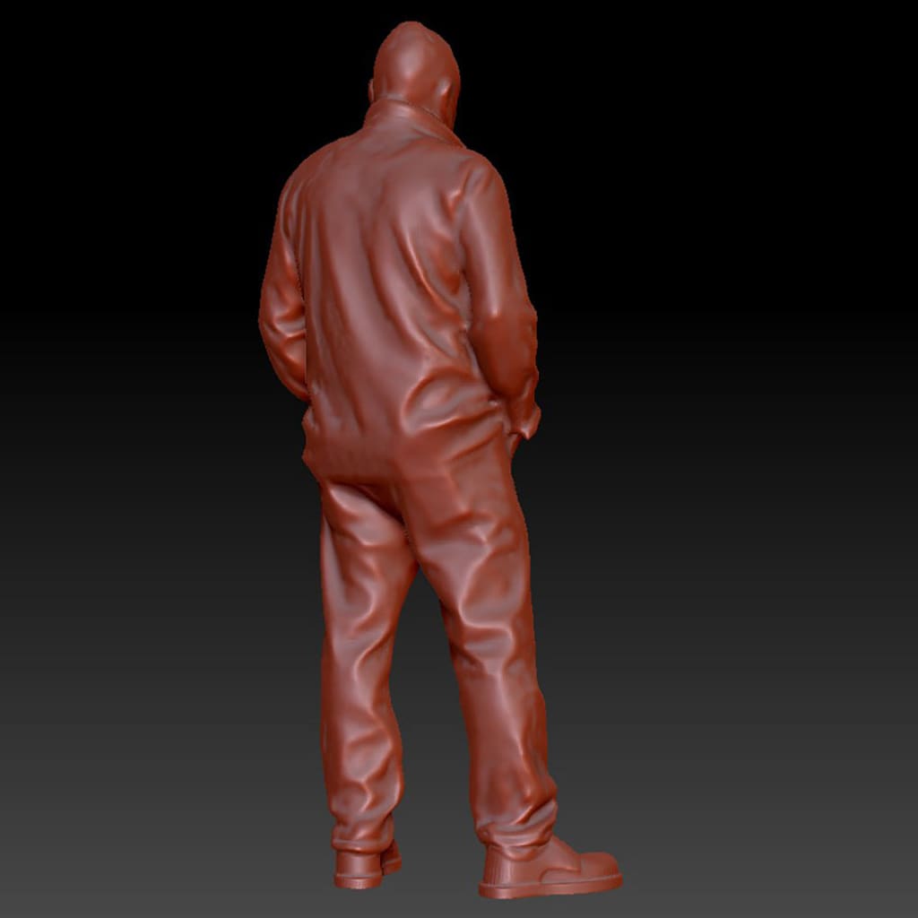 DSP272 Grandad in Thick Woolen Jumper Figure