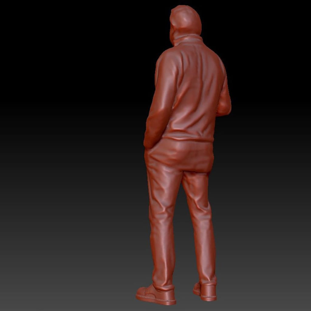 DSP273 Male with Tea Mug Figure