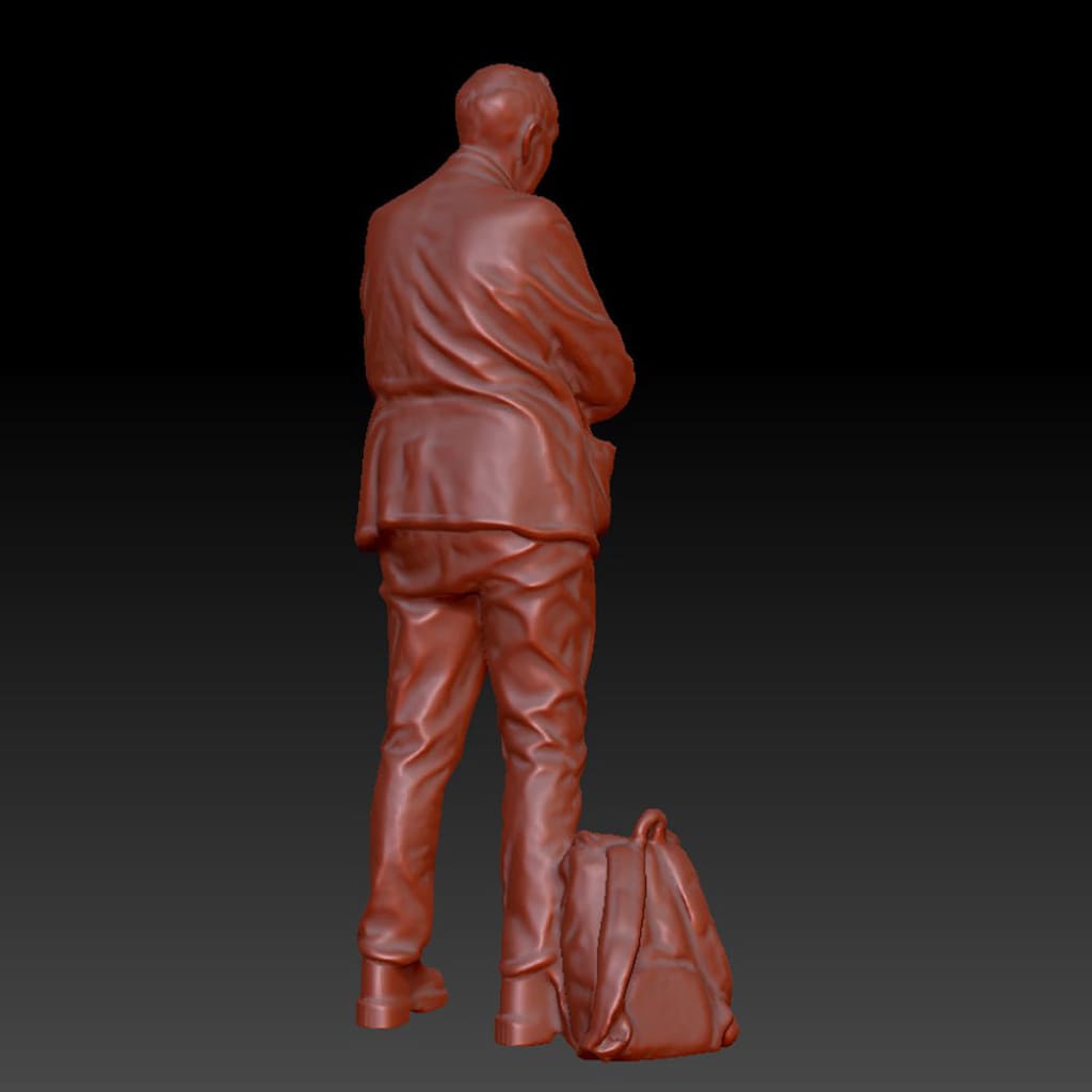 DSP279 Train Driver waiting to take over Train Figure