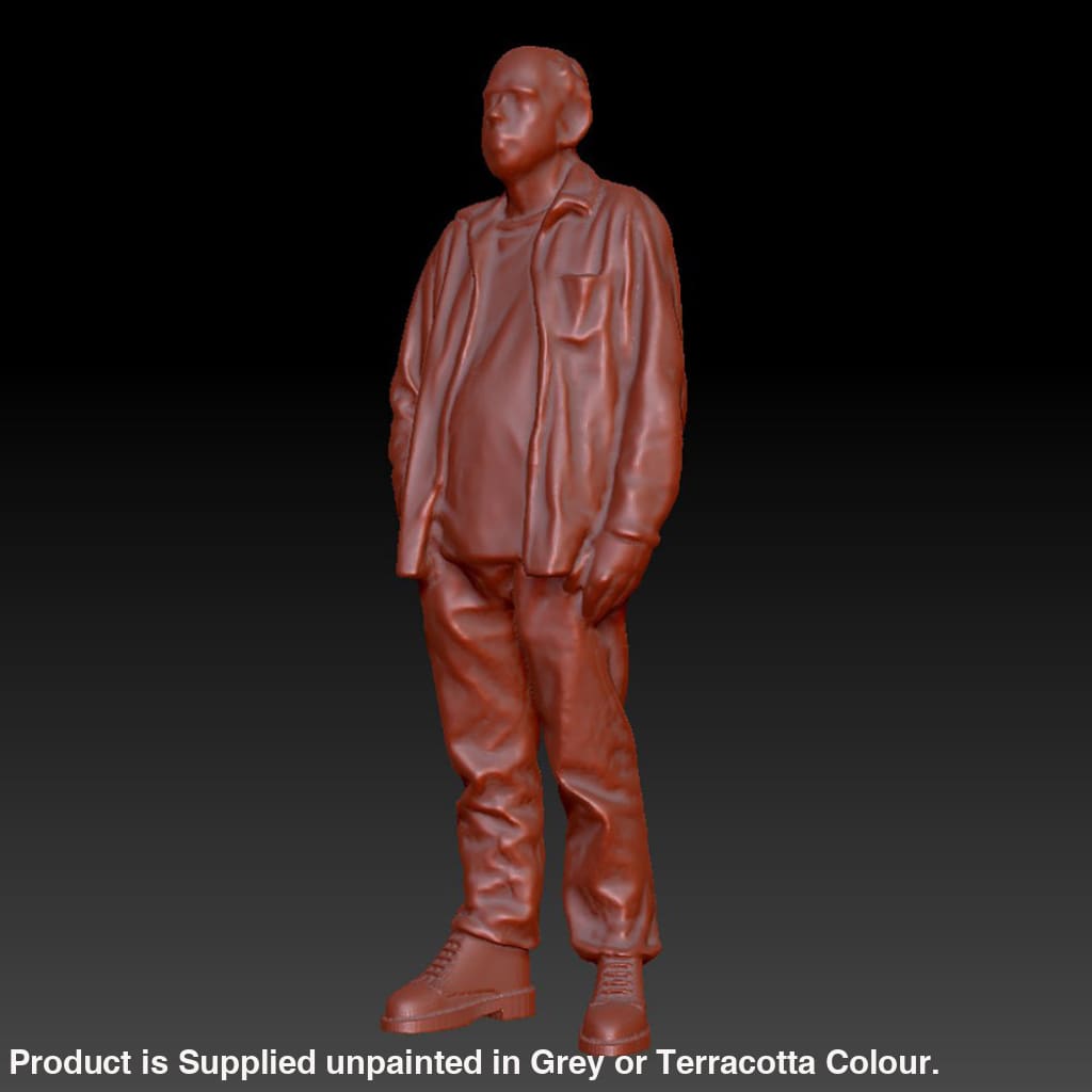 DSP280 Male in Jacket Standing Figure