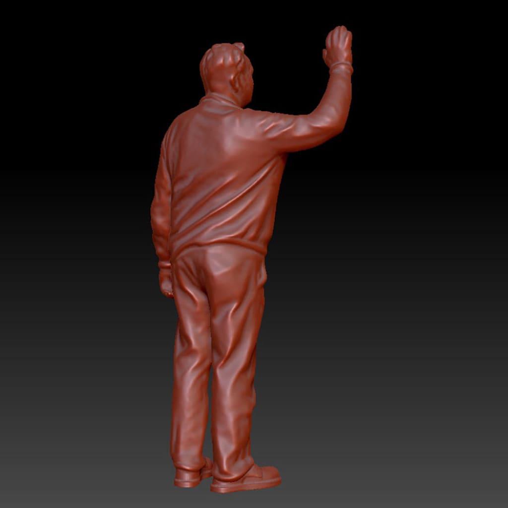 DSP281 Male Arm up waving Figure