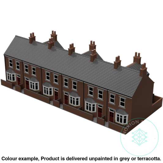 Fc010A – 6X Terrace House Pack Oo Scale Building