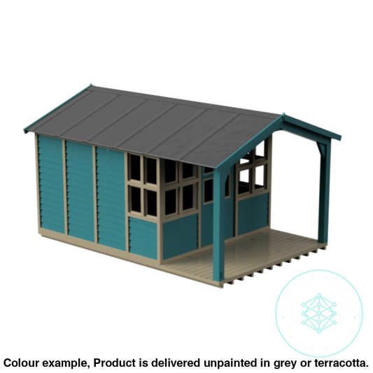 Fm000A – Cabin/Garden Shed Oo/Ho Scale Oo Building