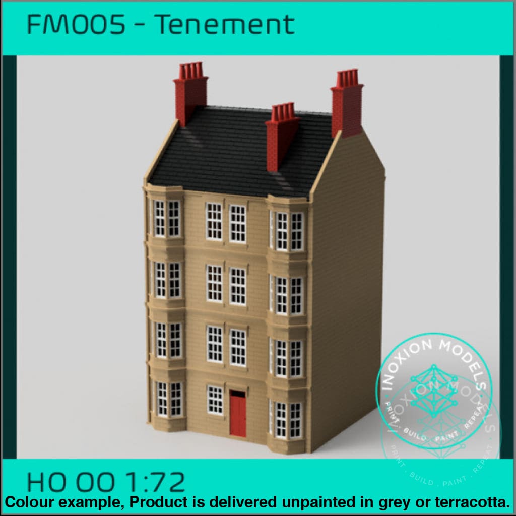 Fm005 – Tenement Building Ho/Oo Scale Oo
