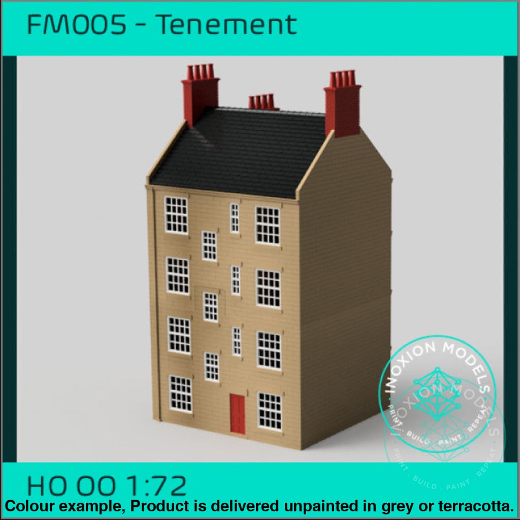 Fm005 – Tenement Building Ho/Oo Scale Oo
