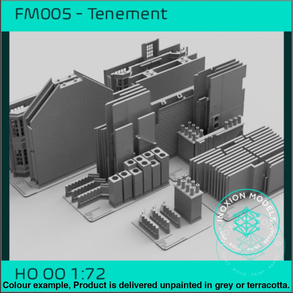 Fm005 – Tenement Building Ho/Oo Scale Oo