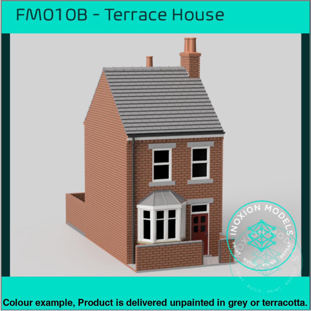 Fm010B – Terrace House Oo/Ho Scale Oo Building