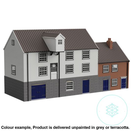 Fm503 – Canal Warehouse Oo/Ho Scale Oo Building