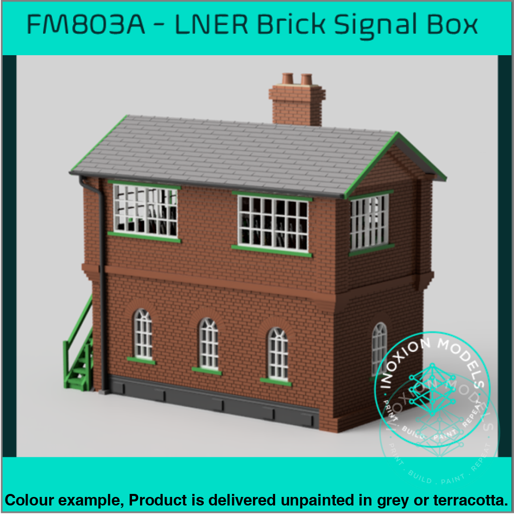 Fm803A – Lner Brick Signal Box Oo/Ho Scale Oo Building