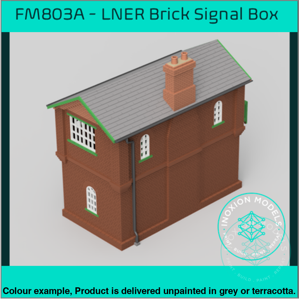 Fm803A – Lner Brick Signal Box Oo/Ho Scale Oo Building