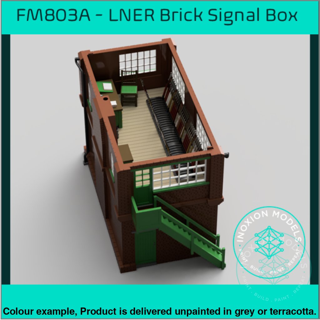 Fm803A – Lner Brick Signal Box Oo/Ho Scale Oo Building