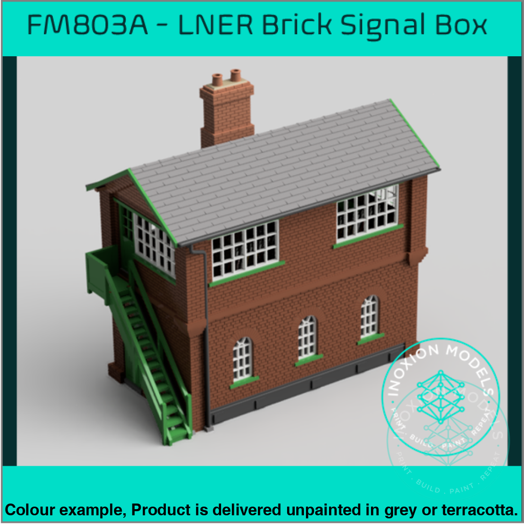 Fm803A – Lner Brick Signal Box Oo/Ho Scale Oo Building