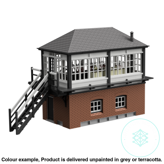 Fm809B – Lms Signal Box Oo/Ho Scale Oo Building