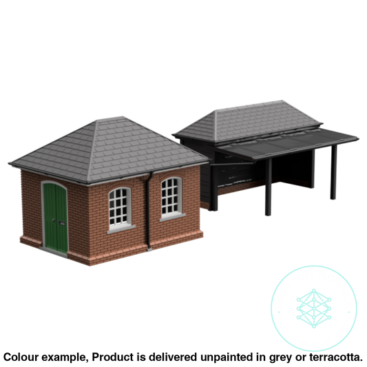 Fm811A – Lner Tram Station Oo/Ho Scale Oo Building